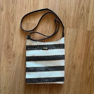 Elegant Striped Crossbody Bag